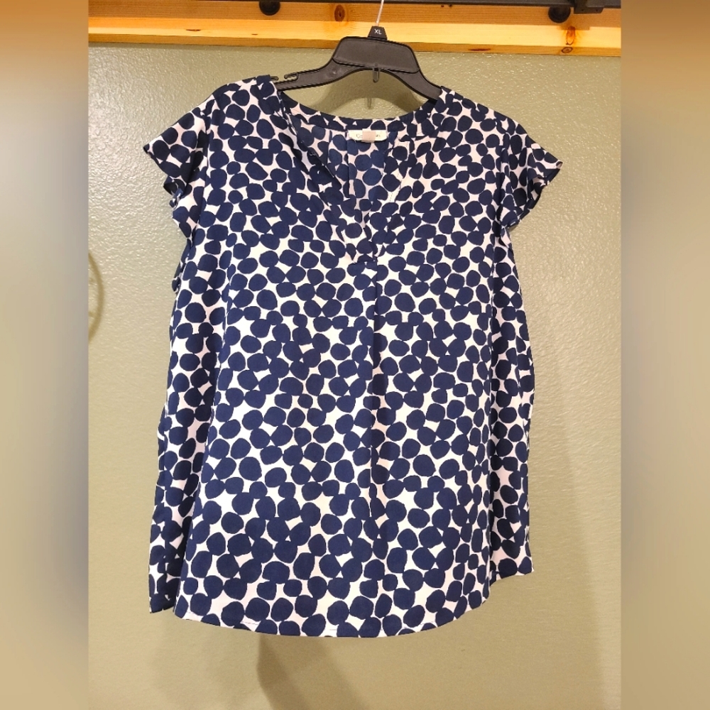 Blouse, short sleeve